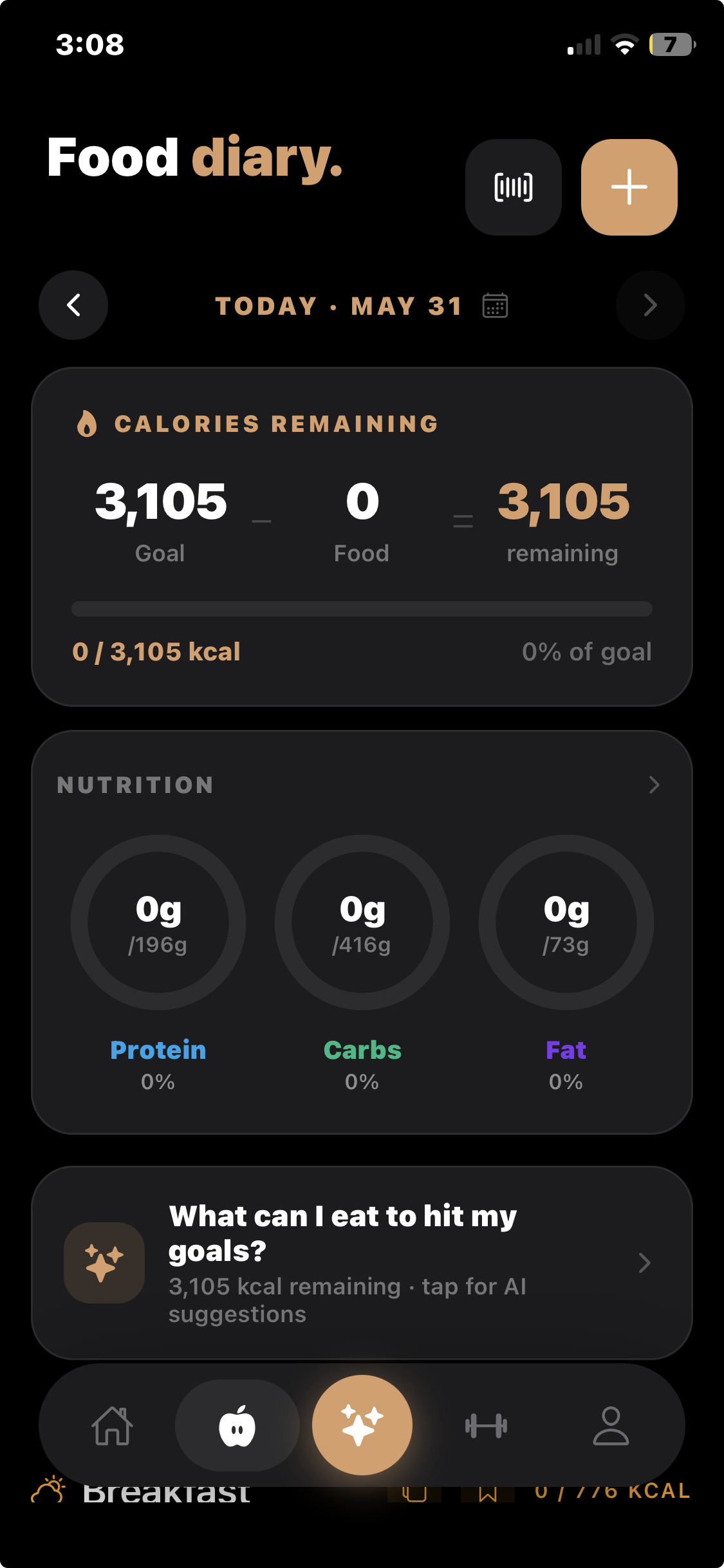 Food diary